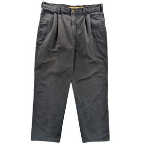 Duxbak Pants 36x30 Men's VTG Blue Chino Pleated 100% Cotton Outdoor Hunting Y2K